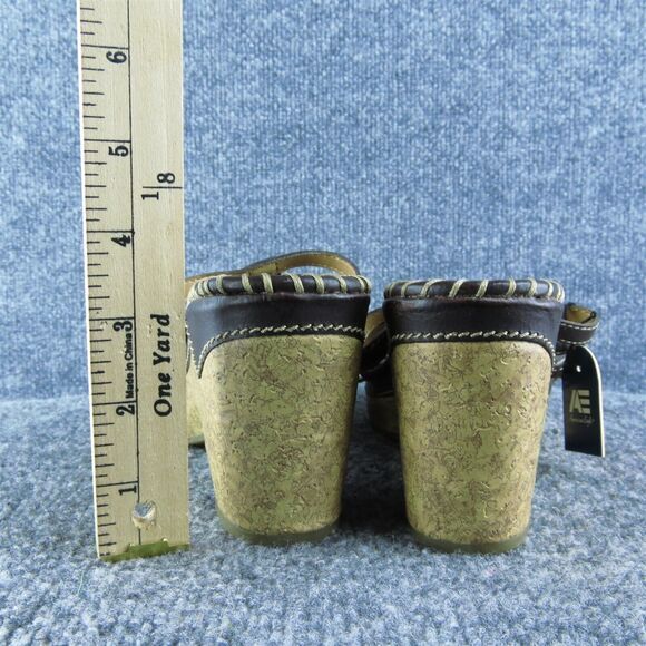 American Eagle Women Flip Flop Sandal Shoes Size 8.5 Medium Brown Synthetic - Picture 5 of 9